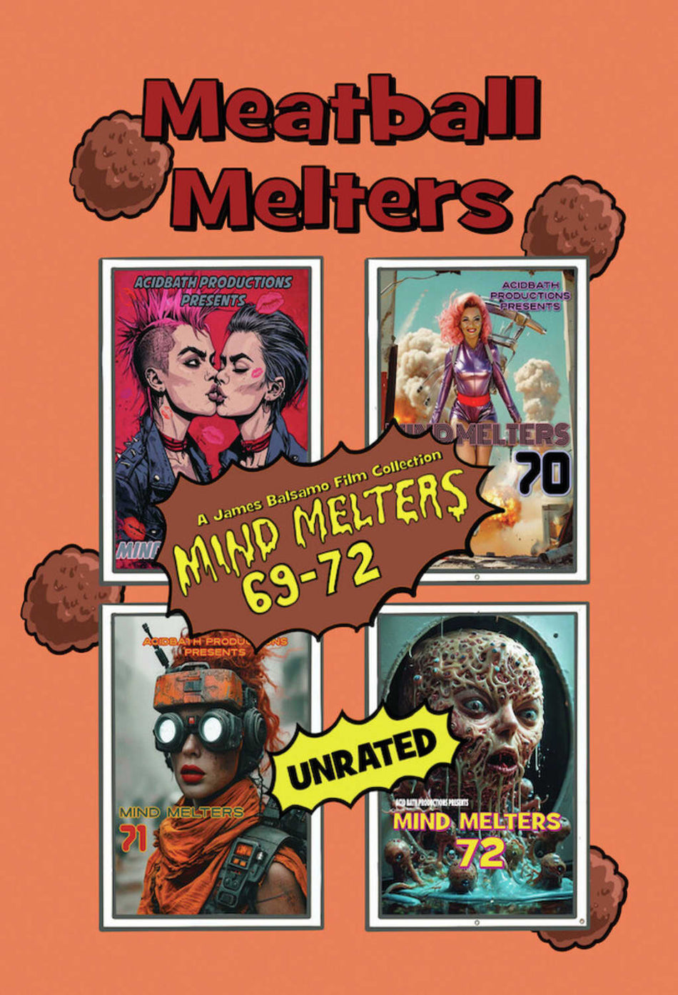 Meatball Melters: Mind Melters 69-72 - [DVD]