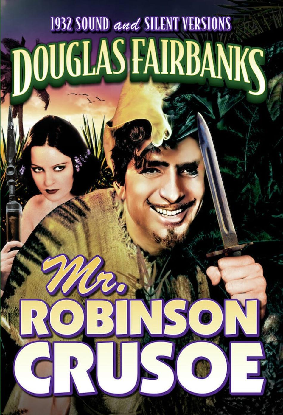 Mr. Robinson Crusoe (Sound And Silent Versions) - (Silent Movie) - [DVD]