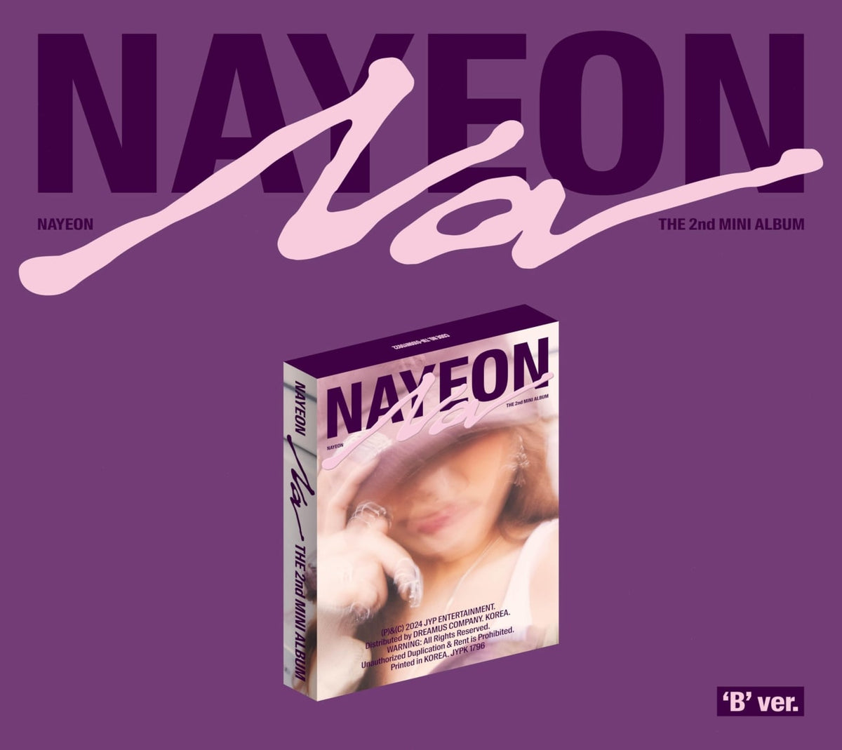 Nayeon (Twice) - NA ('B' Ver.) - (Large Item, Sticker, Postcard, Photo Book, Photo / Photo Card) - [CD]