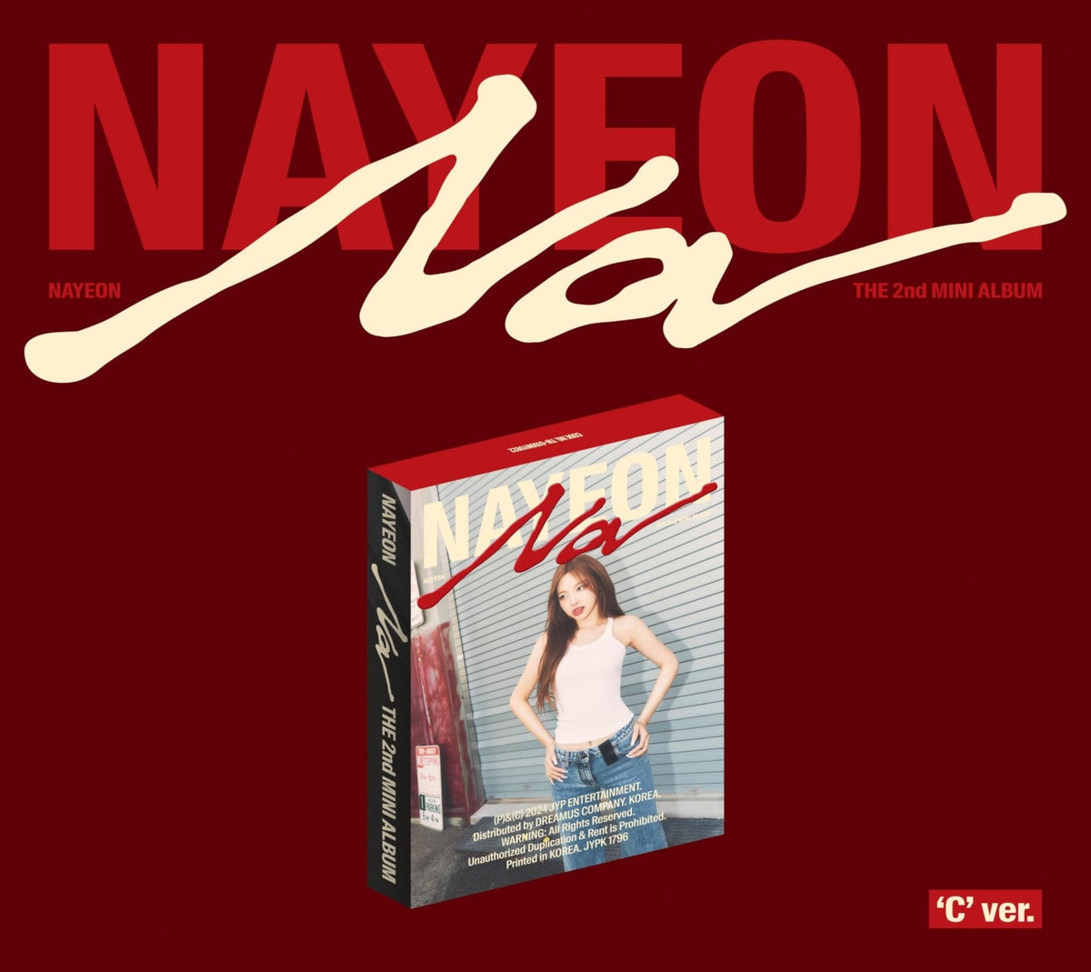 Nayeon (Twice) - NA ('C' Ver.) - (Large Item, Sticker, Postcard, Photo Book, Photo / Photo Card) - [CD]
