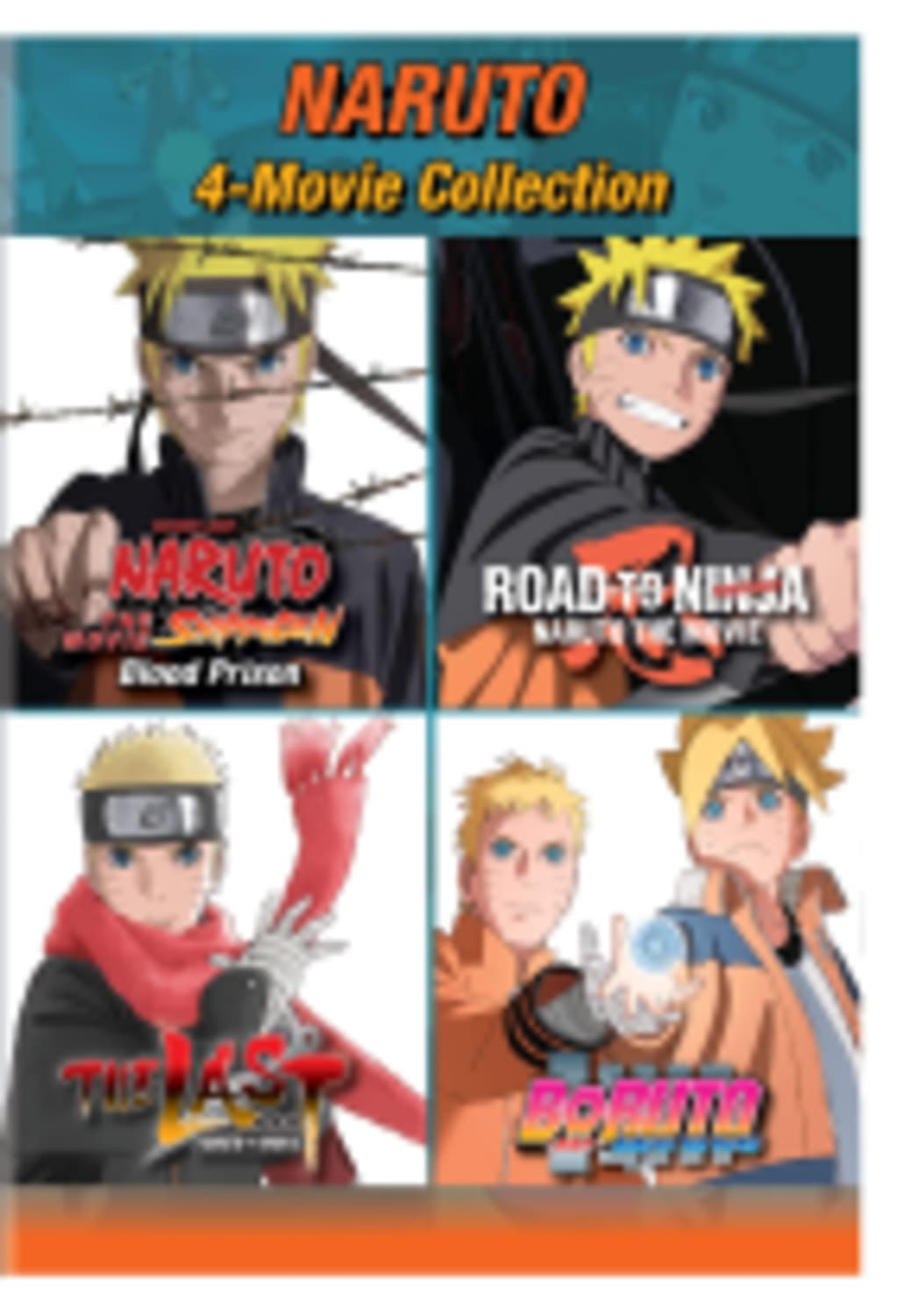 Naruto: 4-Movie Collection - (Boxed Set) - [DVD]