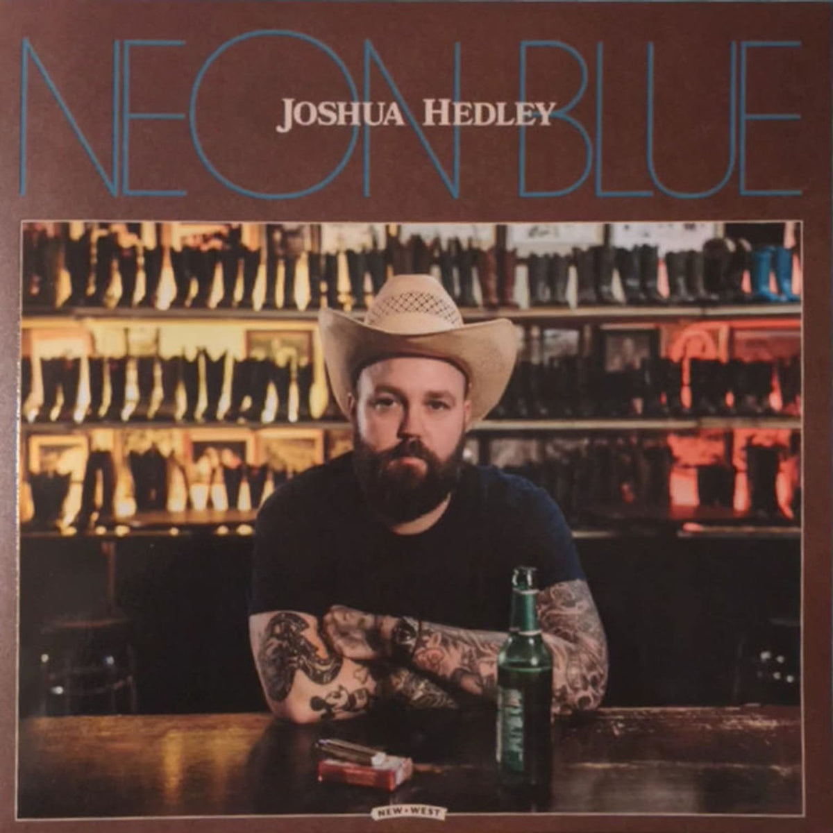 Joshua Hedley - Neon Blue - (Indie Exclusive, Clear Vinyl, Limited Edition) - [Vinyl]