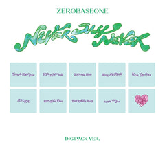 Zerobaseone - Never Say Never [DIGIPACK ver.] - (Sticker, Photo Book, Photo / Photo Card, Poster, Digipack Packaging) - [CD]