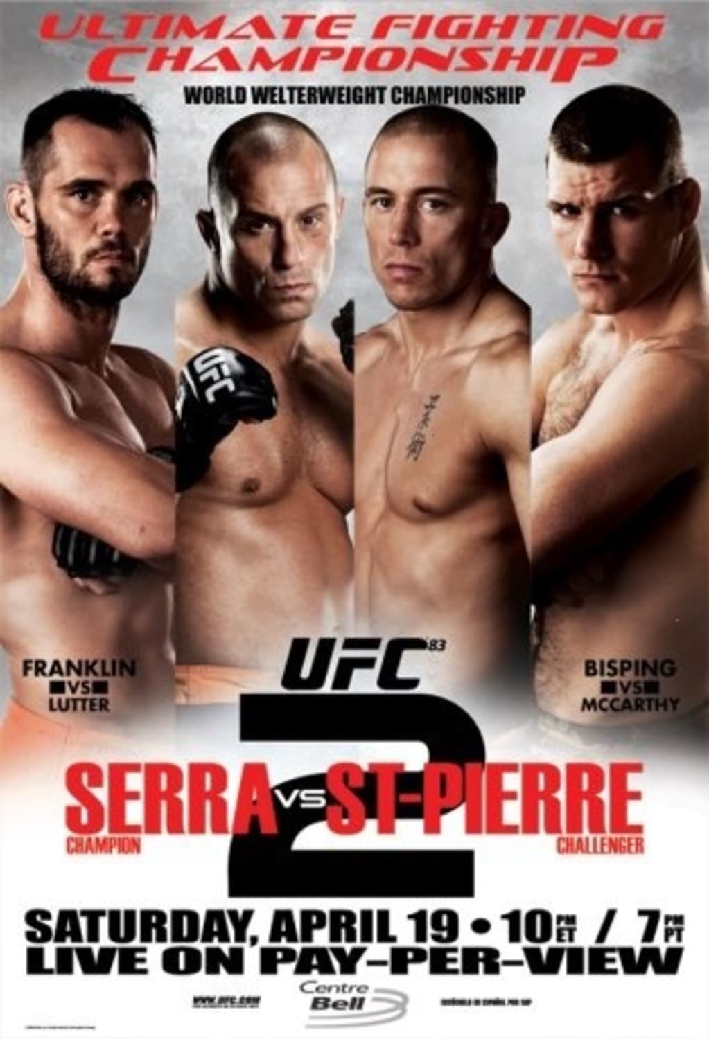 NEW 83: Serra Vs St - pierre - [DVD]