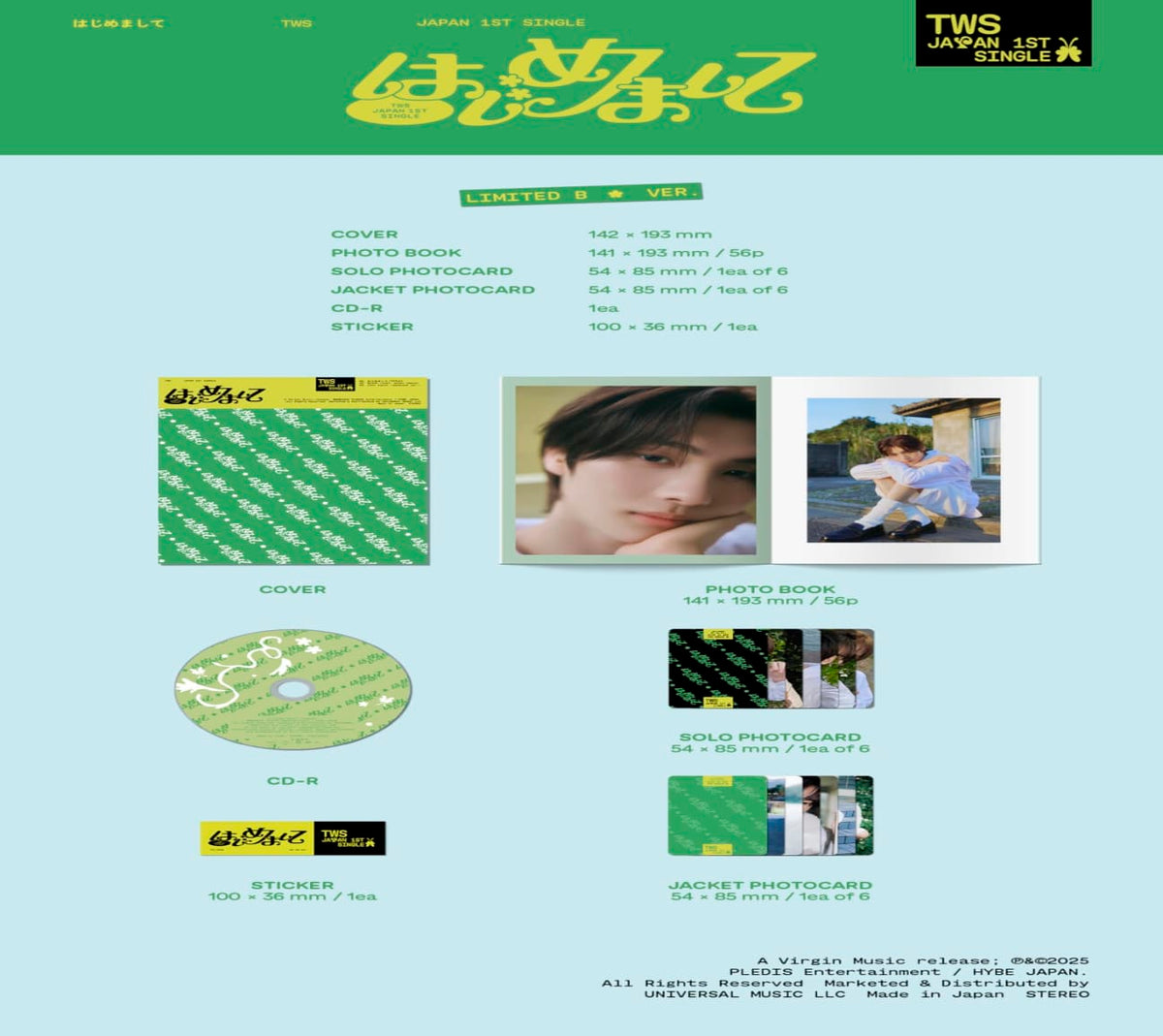 TWS - Nice to see you again [Limited Edition B] - (With Book) - [CD5 Single]