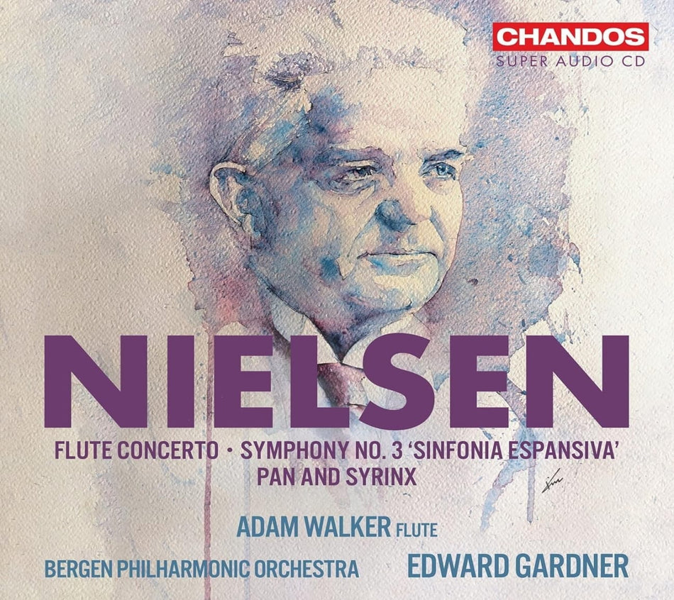 Adam Walker - Nielsen: Flute Concerto; Symphony No. 3; Pan & Syrinx - [SACD]