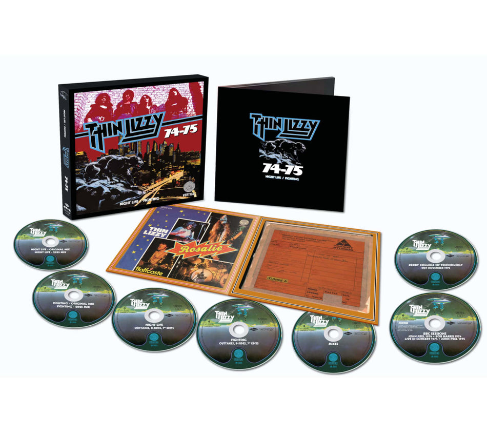 Thin Lizzy - 74-75: Night Life / Fighting - Boxset with Blu-Ray - [CD]