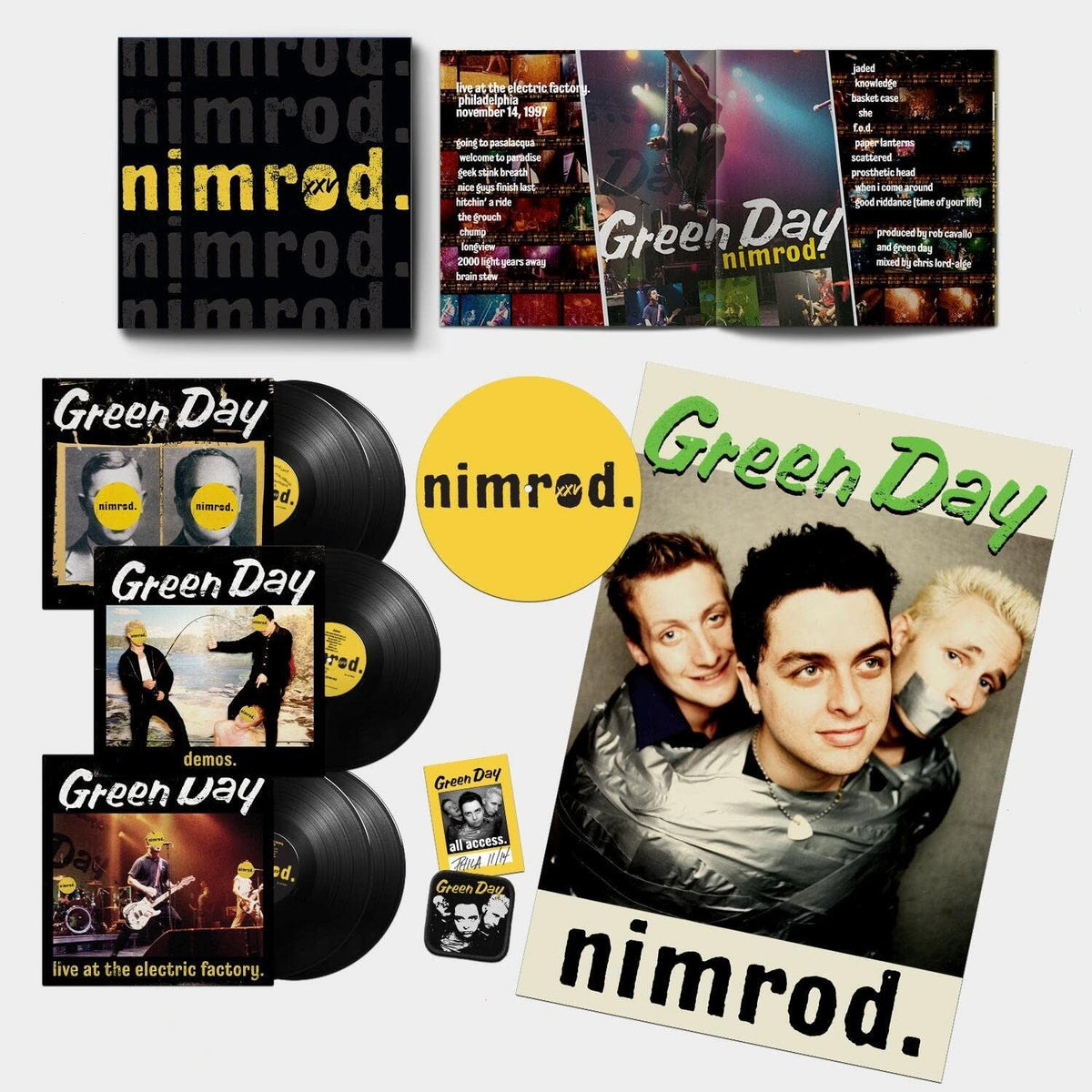 Green Day - Nimrod (25th Anniversary Edition) - (Oversize Item Split, Boxed Set, Anniversary Edition) - [Vinyl]