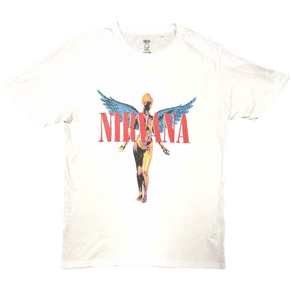 Nirvana Unisex T-Shirt: Angelic (White)