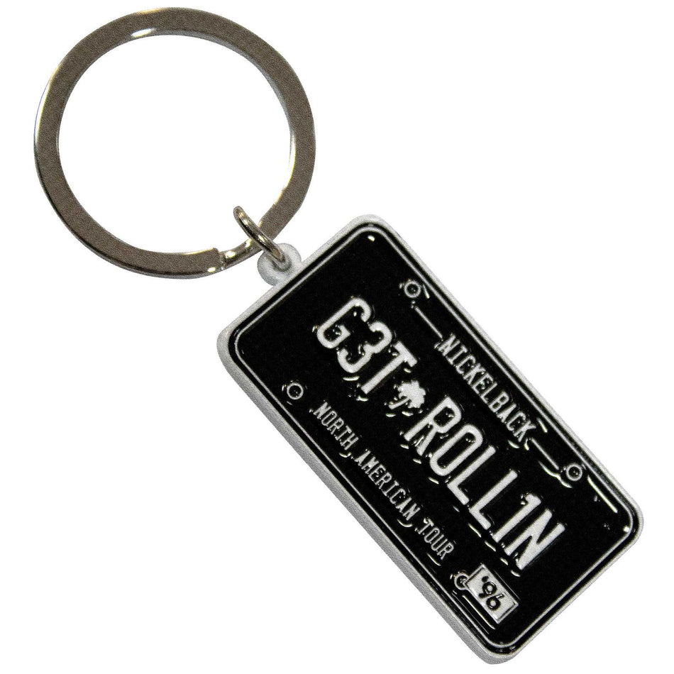 Nickelback Keychain: License Plate