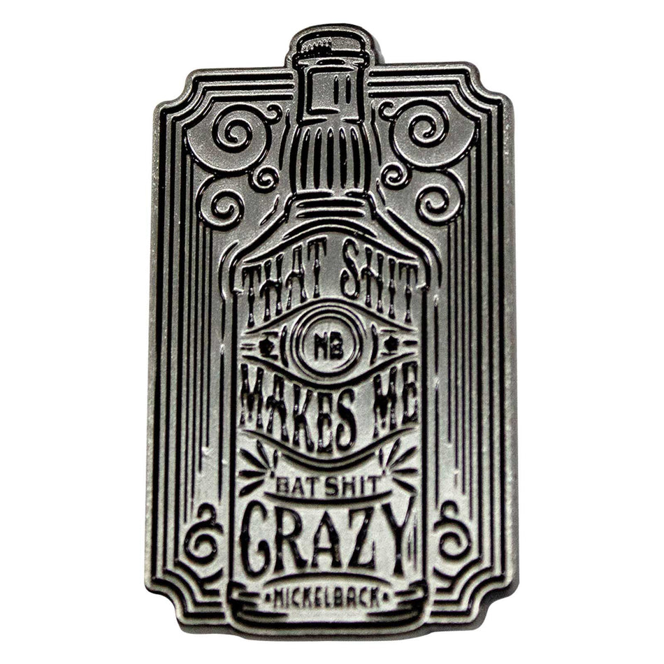 Nickelback Pin Badge: Bat Shit