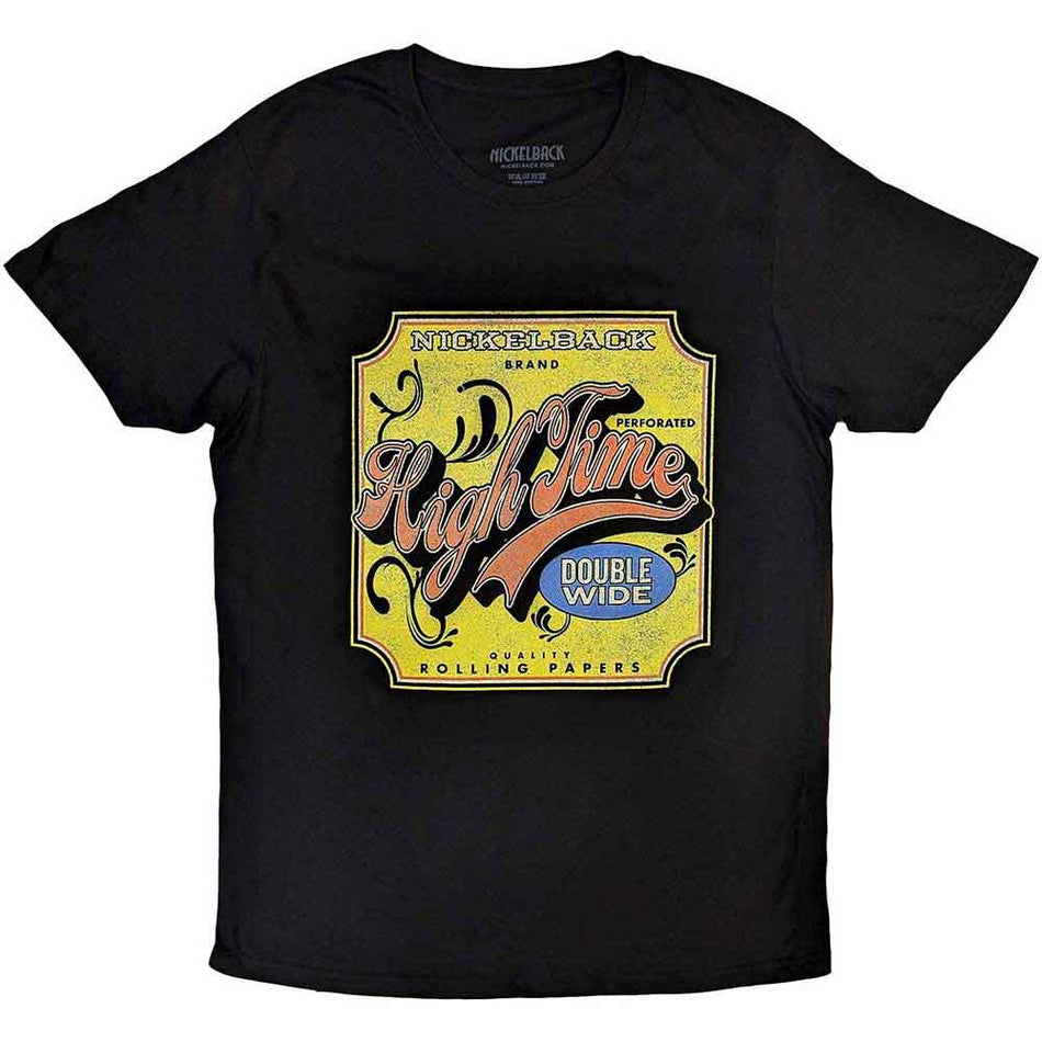 Nickelback Unisex T-Shirt: High Time (Black)
