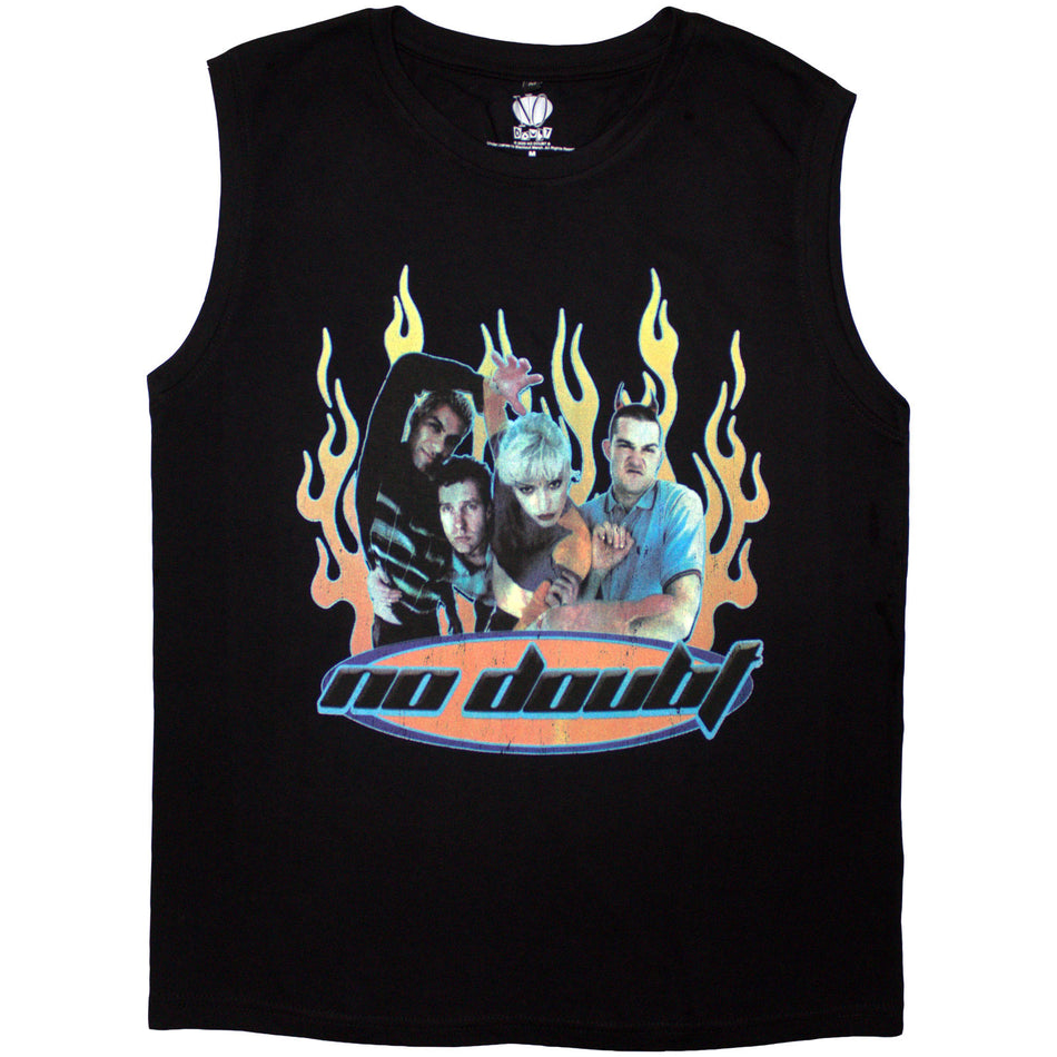 No Doubt Unisex Tank T-Shirt: Retro (Black)