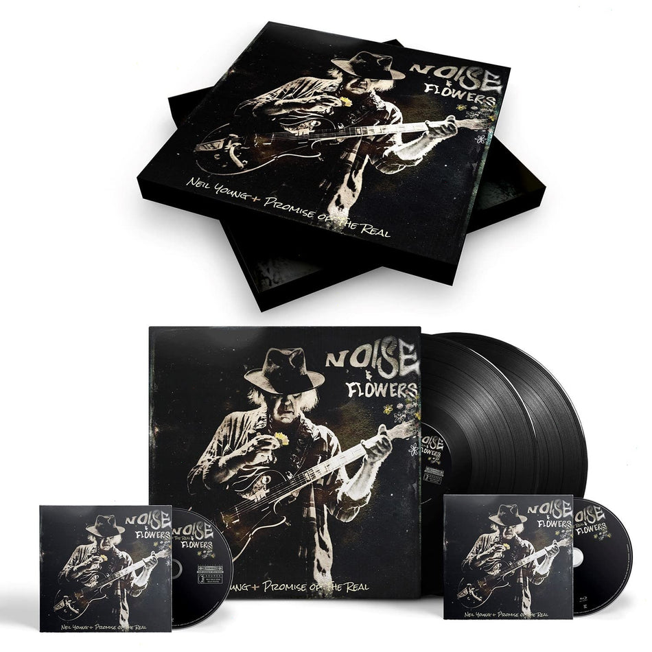 Neil Young + Promise Of The Real - Noise And Flowers - (With DVD, With Blu-ray, With CD, Boxed Set) - [Vinyl]
