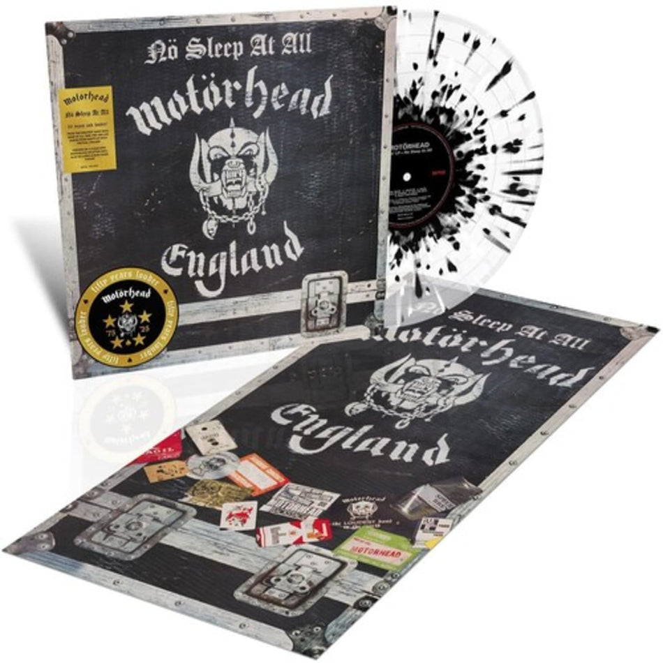 Motorhead - No Sleep At All [Clear/ Black-White Splatter LP] - (Clear , Black, White, Anniversary Edition, Splatter) - [Vinyl]