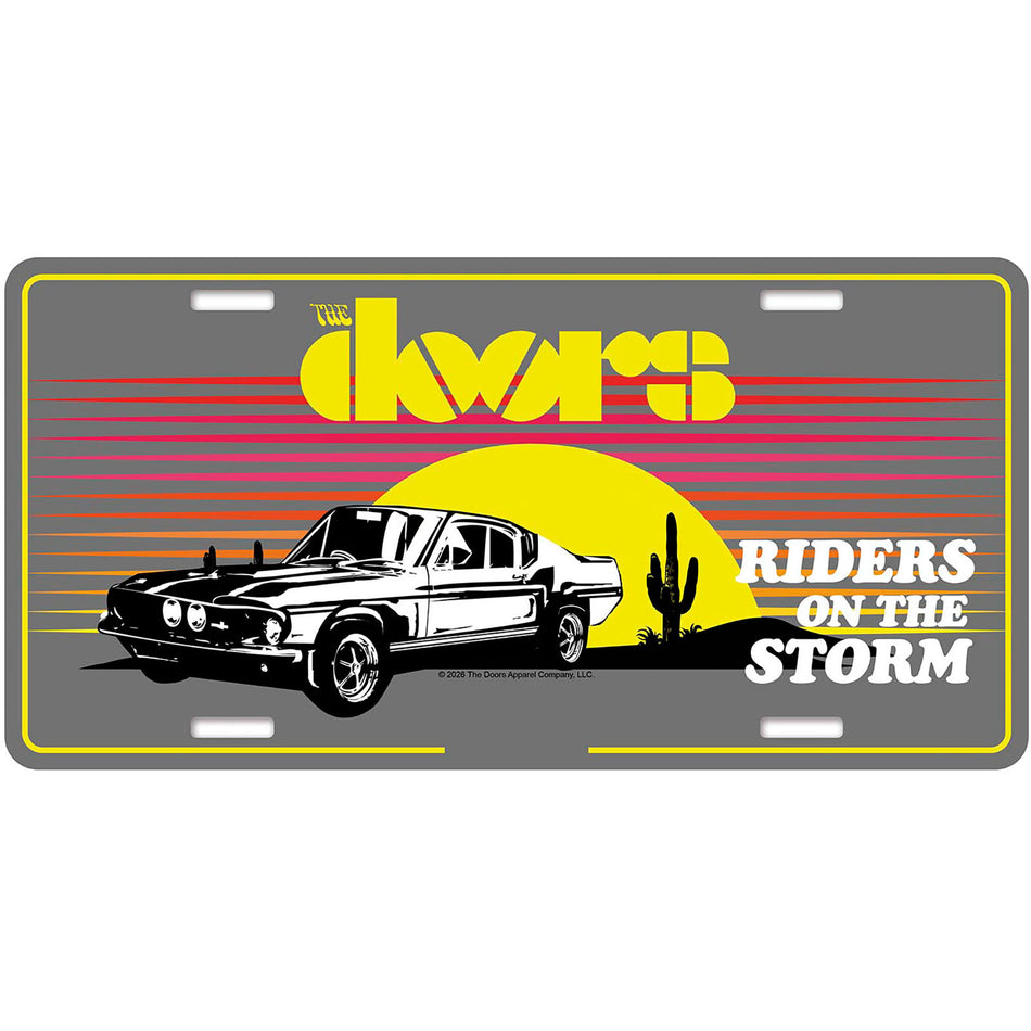 The Doors Number Plate: Riders On The Storm
