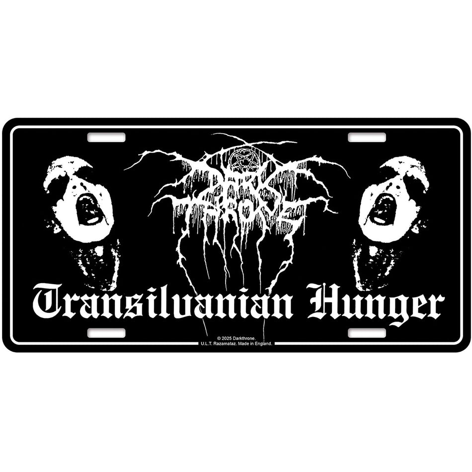 Darkthrone Number Plate: Transilvanian Hunger