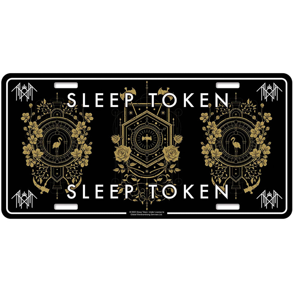 Sleep Token Number Plate: Even In Arcadia Sigils