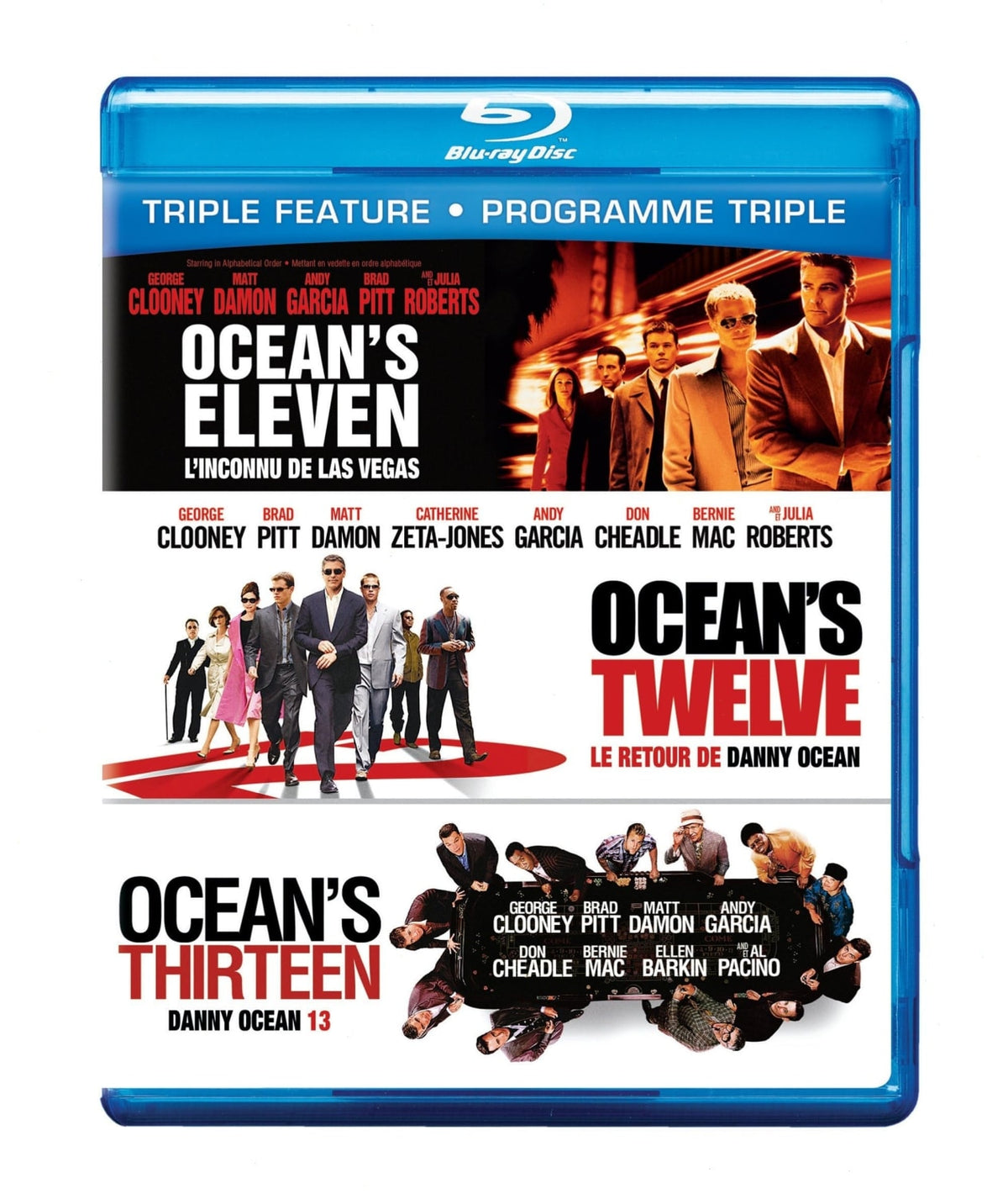 OCEAN'S ELEVEN [2001] / OCEAN'S TWELVE / OCEAN'S THIRTEEN - [Blu-ray]