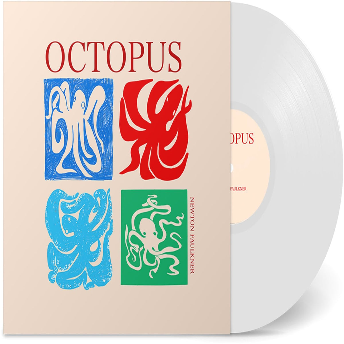 Newton Faulkner - Octopus - (Colored Vinyl, White) - [Vinyl]