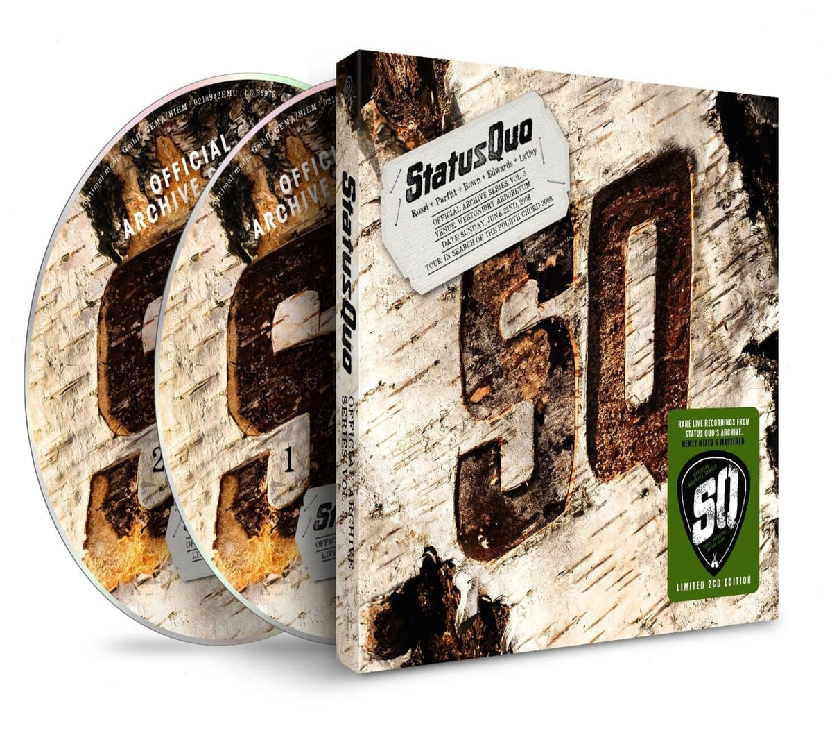 Status Quo - Official Archive Series Vol. 3 - Live At Westonbirt Arboretum - (Limited Edition, Digipack Packaging) - [CD]