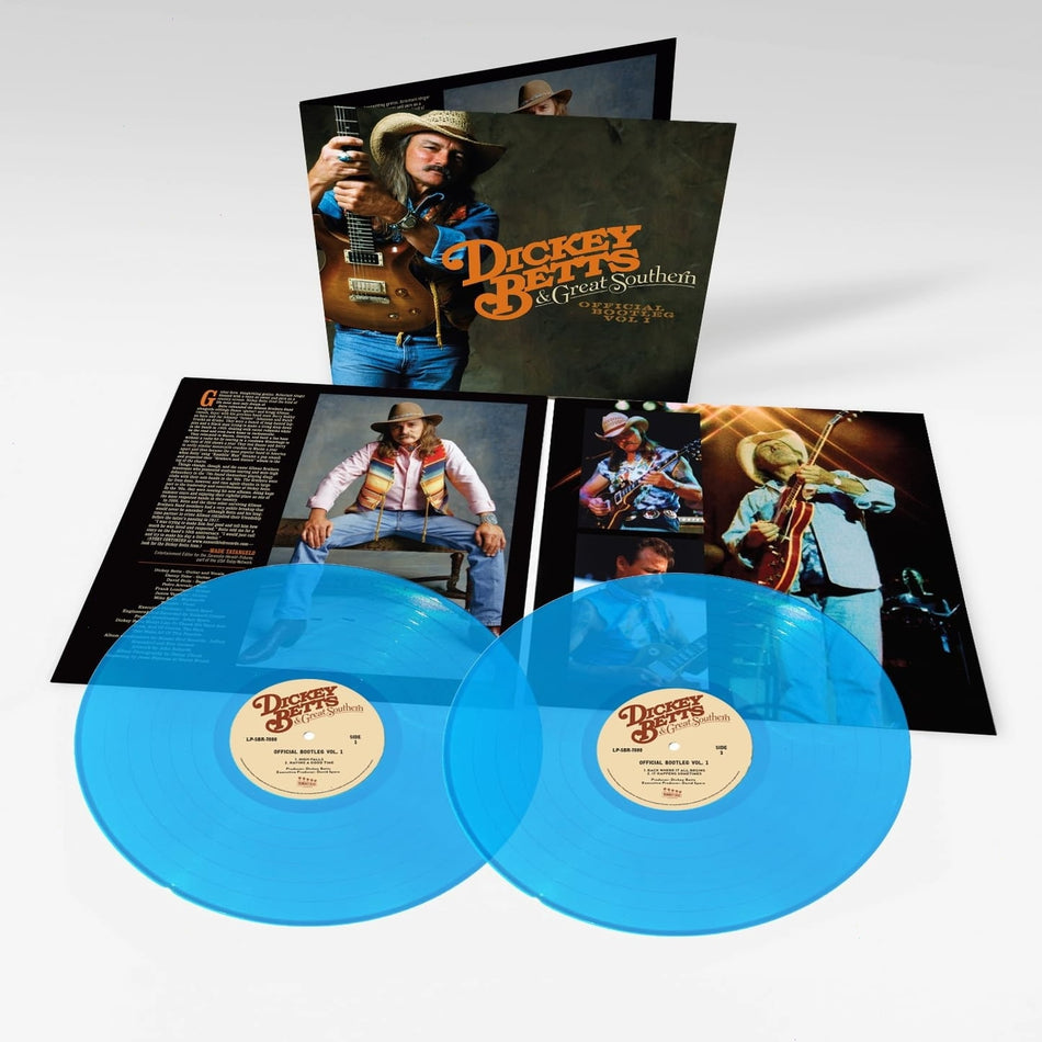 Dickey Betts - Official Bootleg Vol. 1 - (Colored Vinyl, Aqua) - [Vinyl]
