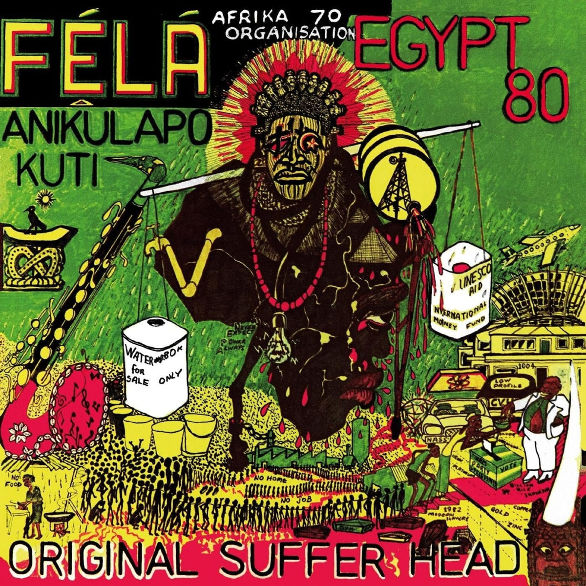 Fela Kuti - Original Sufferhead - (Clear Vinyl, Green) - [Vinyl]
