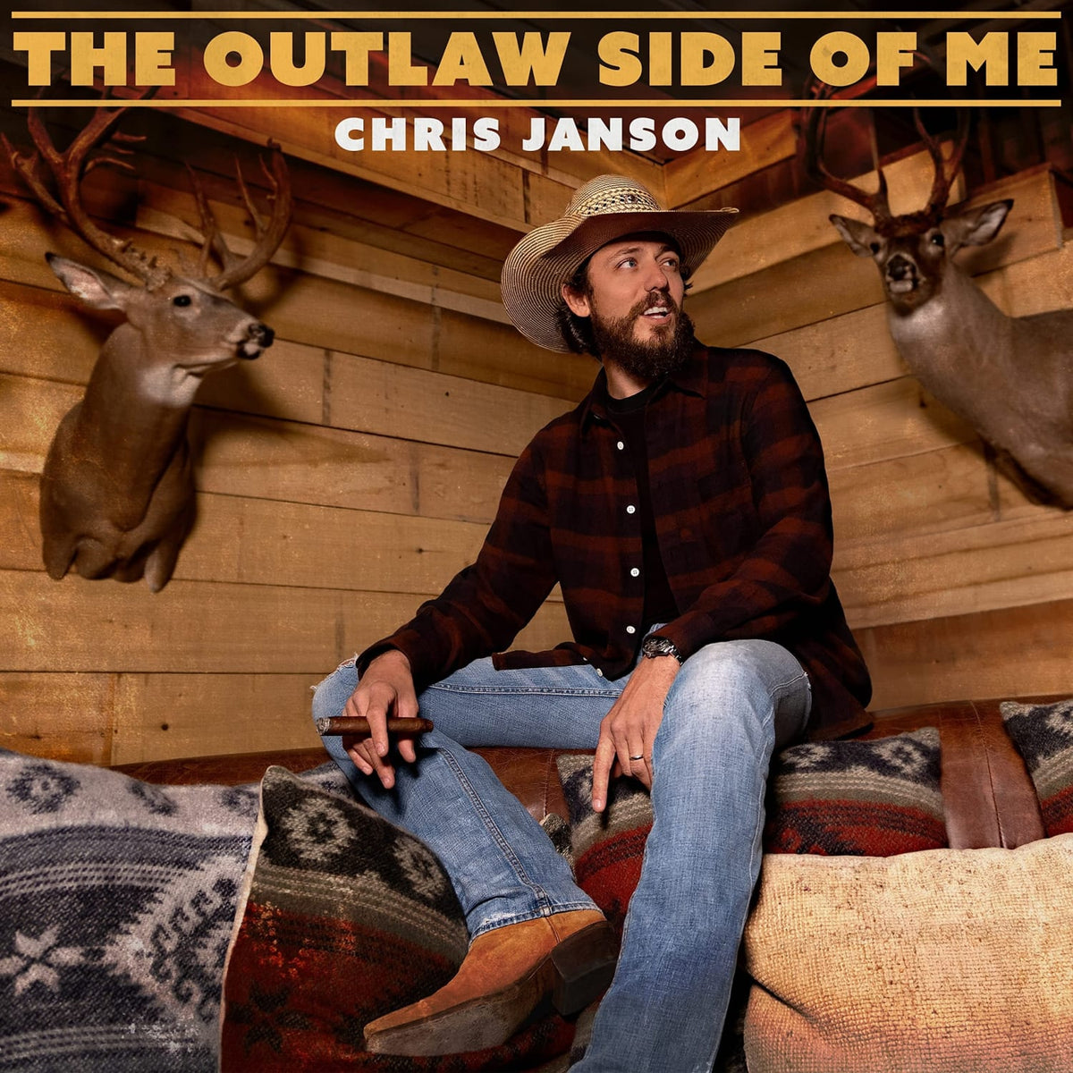 Chris Janson - The Outlaw Side Of Me - (Colored Vinyl, Orange) - [Vinyl]