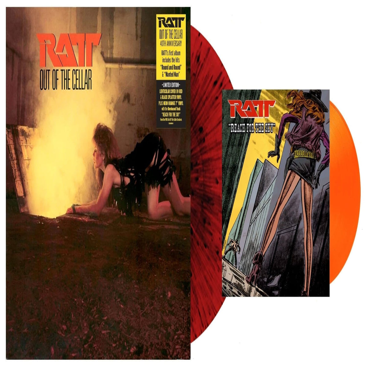 Ratt - Out Of The Cellar (40th Anniversary) - (Limited Edition, Colored , Red, Black, With Bonus 7") - [Vinyl]
