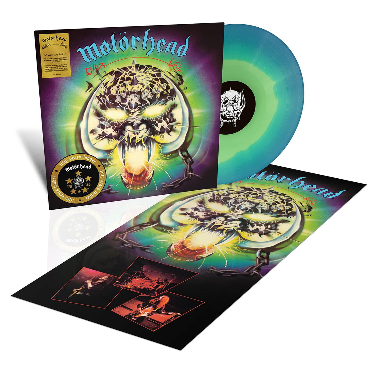 Motorhead - Overkill - (Colored Vinyl, Turquoise, Blue, Limited Edition, Anniversary Edition) - [Vinyl]