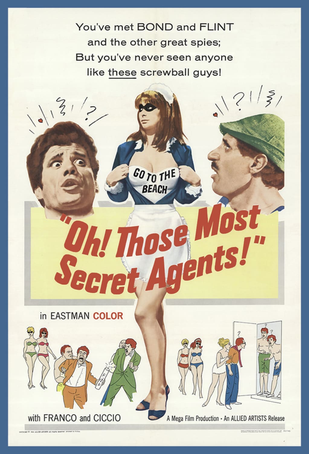 Oh! Those Most Secret Agents! - (Widescreen, Mono Sound) - [DVD]