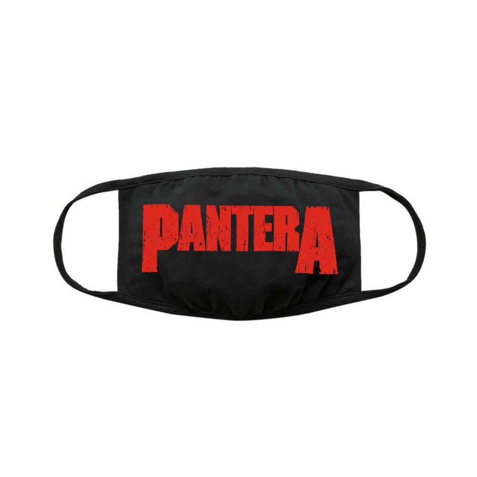 Pantera Face Mask: Logo (Black)