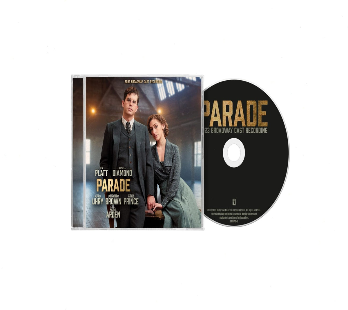BEN PLATT / MICAELA DIAMOND / JASON ROBERT BROWN - Parade (2023 Broadway Cast Recording) - [CD]