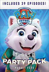 PAW PATROL: 7 - DISC PARTY PACK - [DVD]