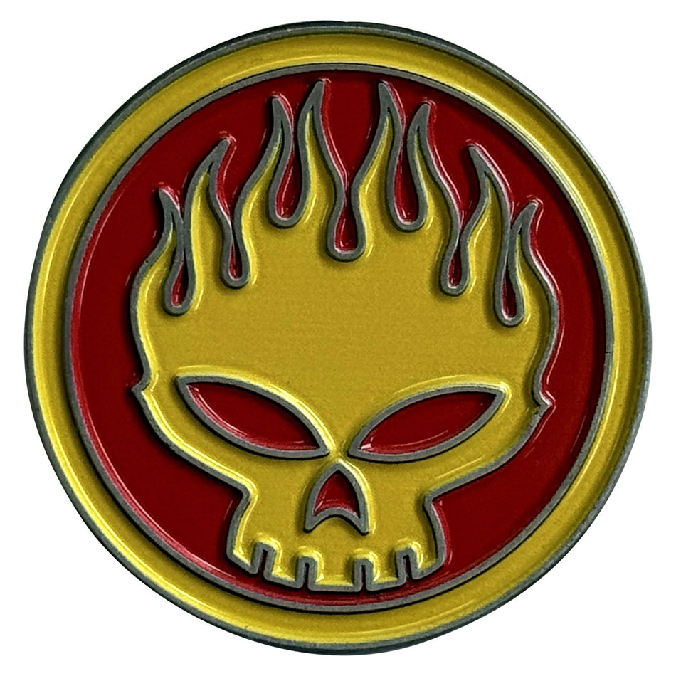 The Offspring Pin Badge: Skull Logo