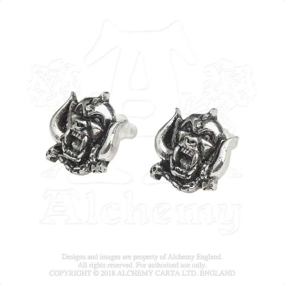 Motorhead Stud Earrings: War Pig