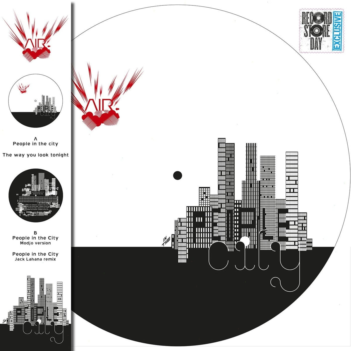 Air - People In The City - (Picture Disc Vinyl) - [Vinyl]