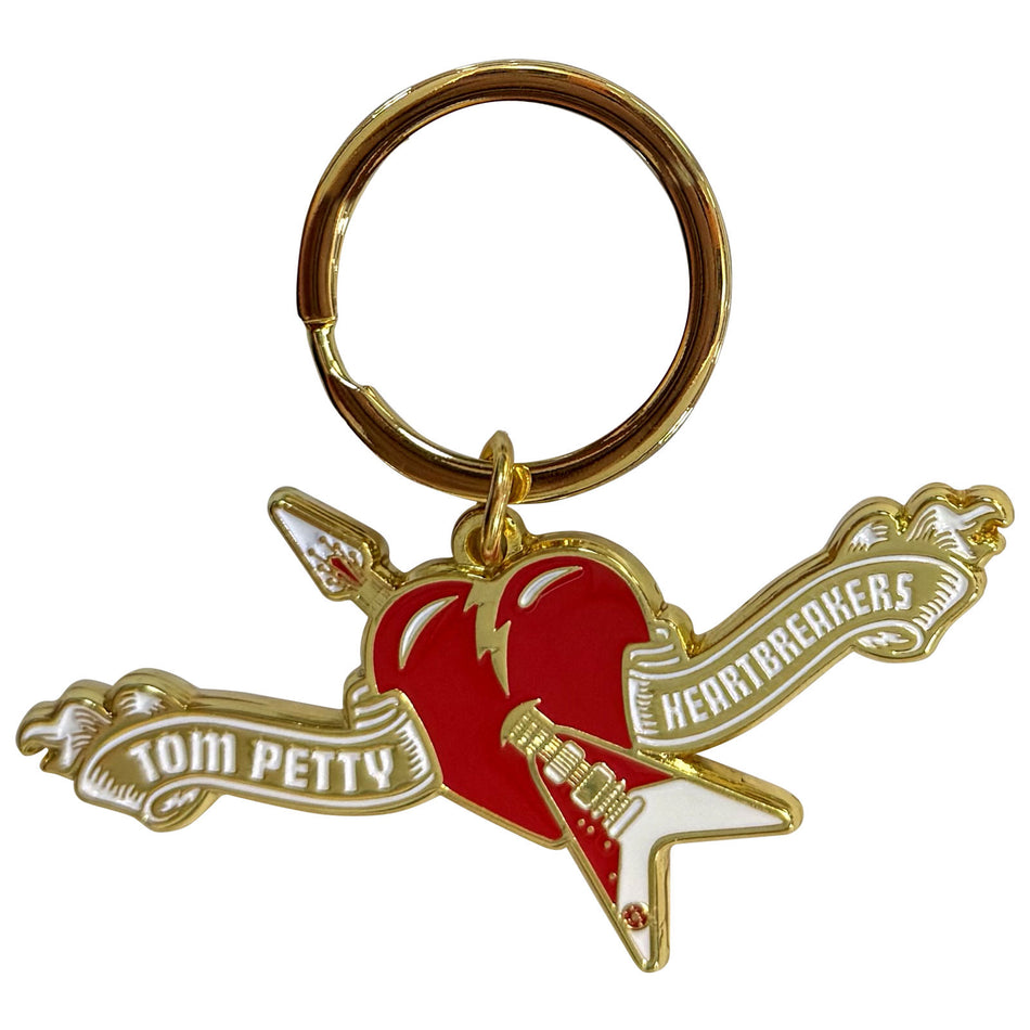 Tom Petty & The Heartbreakers Keychain: Heart Logo