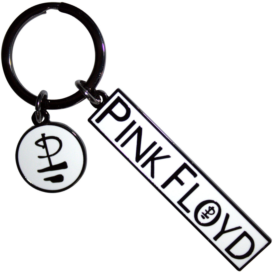 Pink Floyd Keychain: Division Bell Logo & Charm
