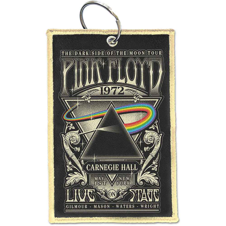 Pink Floyd Patch Keychain: Carnegie Hall (Double Sided)
