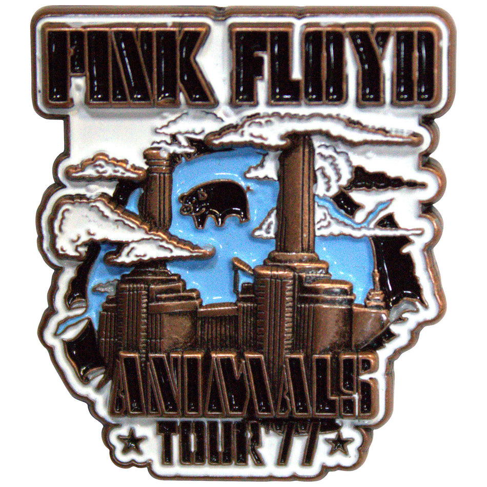 Pink Floyd Pin Badge: Animals Tour '77