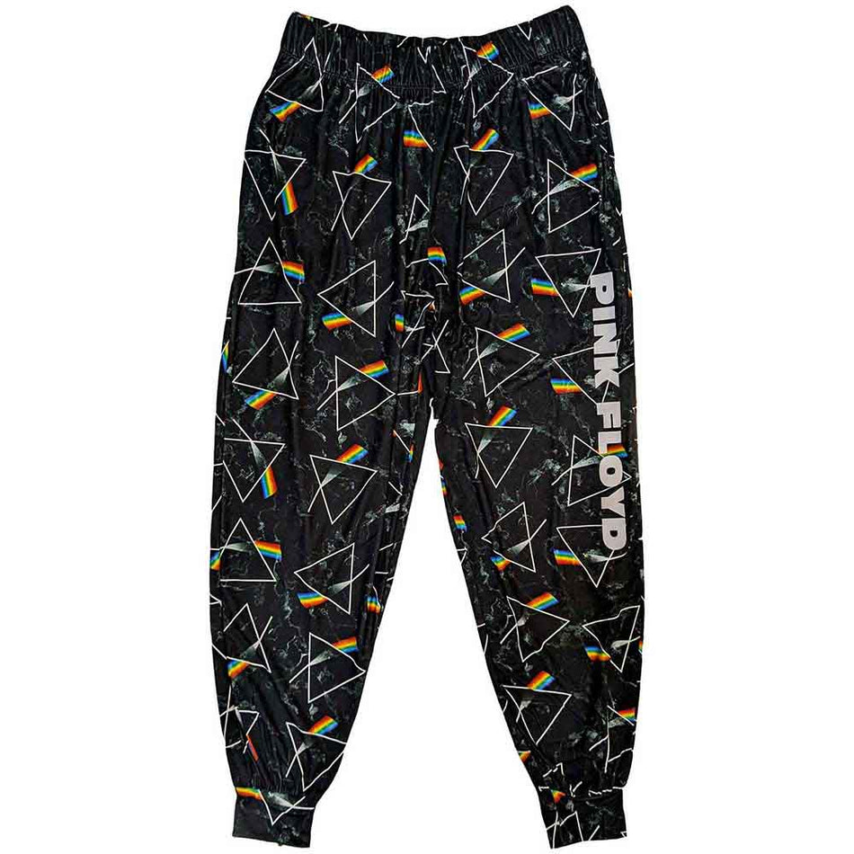 Pink Floyd Unisex Pyjamas: Prism Repeat (Black)