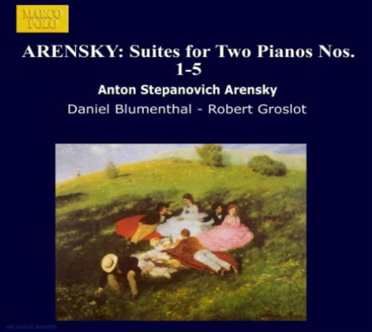 ARENSKY / GROSLOT / BLUMENTHAL - Piano Suites 1-5 - [CD]