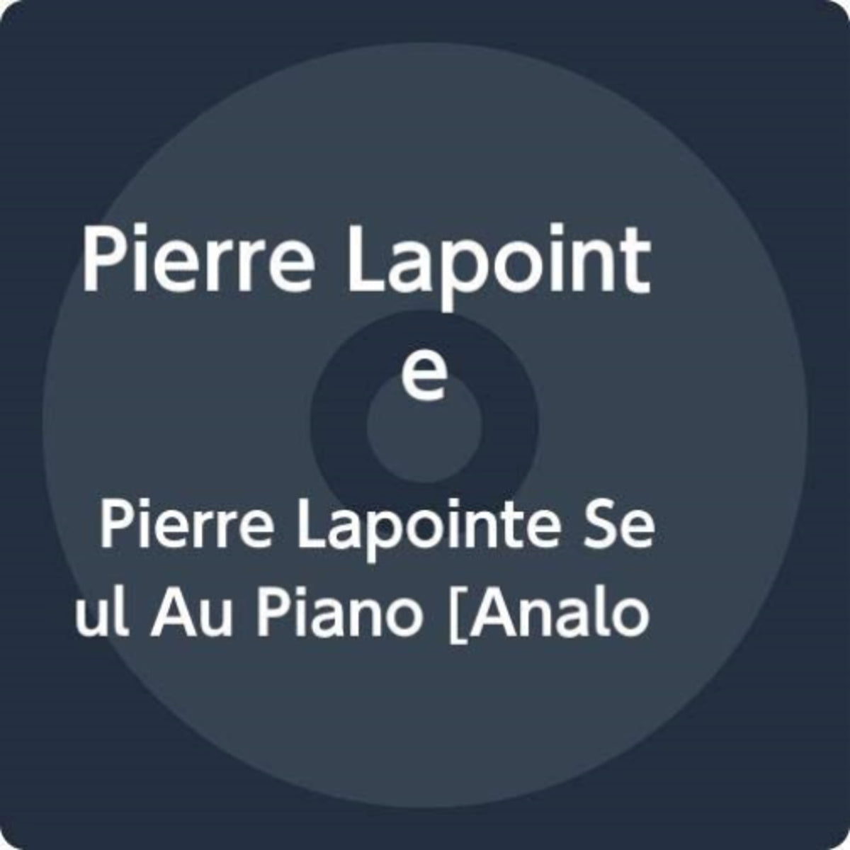 Pierre Lapointe - Pierre Lapointe Seul Au Piano - [Vinyl]