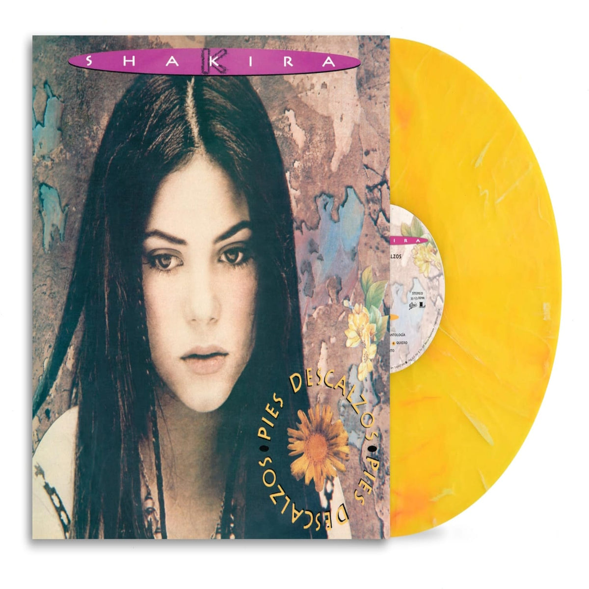 Shakira - Pies Descalzos - (Colored Vinyl, Yellow, Red, Anniversary Edition) - [Vinyl]