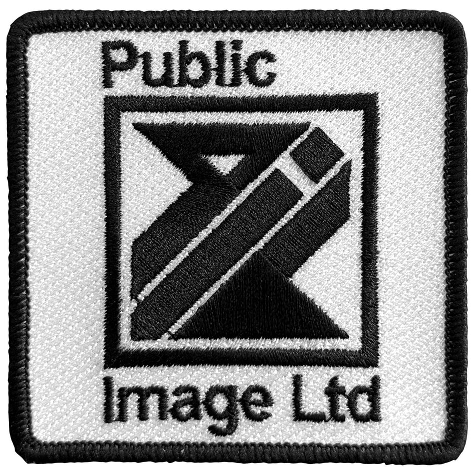 PIL (Public Image Ltd) Woven Patch: Diamond Logo & Text