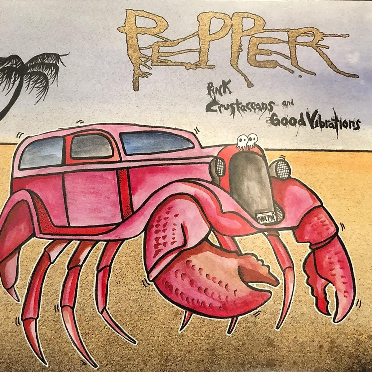 Pepper - Pink Crustaceans And Good Vibrations - (Clear Vinyl, Blue) - [Vinyl]