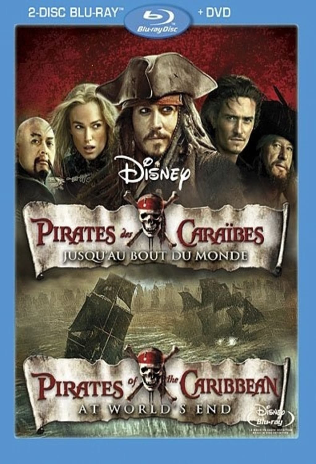 PIRATES OF THE CARIBBEAN: AT WORLD'S END - [Blu-ray + DVD]