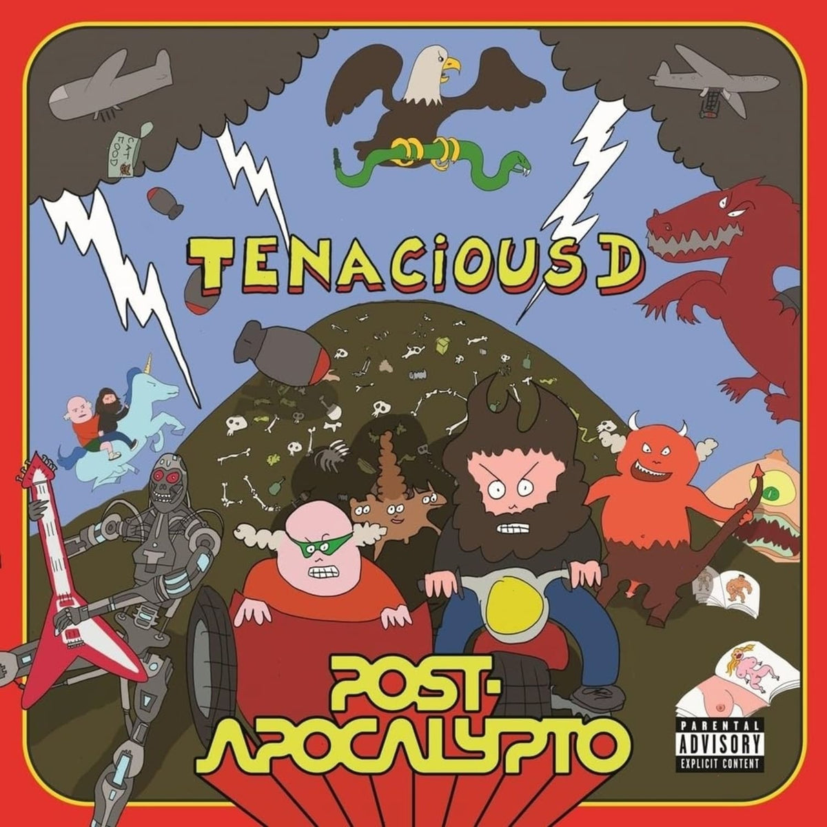 Tenacious D - Post-Apocalypto [Explicit Content] - (Parental Advisory Explicit Lyrics, 140 Gram Vinyl) - [Vinyl]