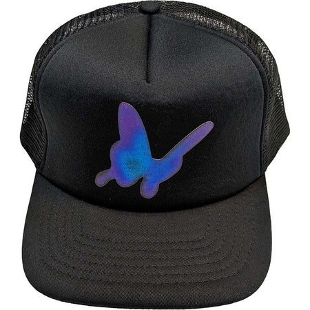 Post Malone Unisex Mesh Back Cap: Butterfly (Black) (Ex-Tour)